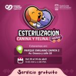 Inicia jornada de esterilización gratuita en San Luis Río Colorado: Atenderán a mascotas en el Parque Zapata