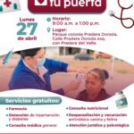 Llevarán jornada médica y servicios gratuitos a la colonia Pradera Dorada en Guaymas