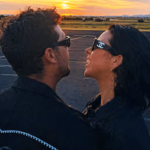 ¿Crisis? ¡Para nada! Ángela Aguilar y Christian Nodal reaparecen juntos en pleno vuelo