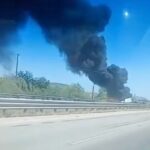 Derrame de sustancia química provoca cierre de carretera Ciudad Obregón-Navojoa