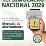 Todo listo para el 1er Simulacro Nacional 2026: Alerta sonará hoy en celulares