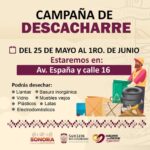 Invitan a familias de San Luis Río Colorado a aprovechar los últimos días de la Campaña de Descacharre