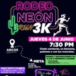 Convoca el Instituto Municipal de la Juventud al «Rodeo Neón Run 3K» en Agua Prieta