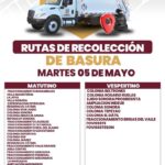 Servicios públicos en Navojoa: Estas son las rutas de recolección de basura para este martes