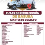 Rutas de recolección en Navojoa: Atención a comunidades y comisarías este martes