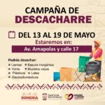 Invita 30 Ayuntamiento a participar en campaña de descacharre en la colonia Mezquite