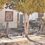 Quema de cobre provoca incendio en viviendas de La Cholla