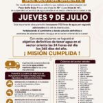 Anuncia Oomapsn corte temporal de agua en el sector oriente de Navojoa