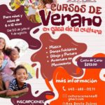 Anuncian talleres artísticos y cursos de verano infantiles en la Casa de la Cultura de Cananea