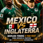 Navojoa instalará dos sedes de Fan Fest para seguir el partido de México vs. Inglaterra este domingo