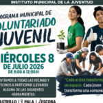 Convoca el Gobierno Municipal de Agua Prieta a integrarse al Programa de Voluntariado Juvenil
