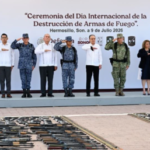 Refuerza Durazo acciones por la seguridad con destrucción de más de 900 armas aseguradas al crimen