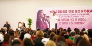 Encabeza Javier Lamarque encuentro «Mujeres de Sonora unidas por nuestra soberanía» en Ciudad Obregón