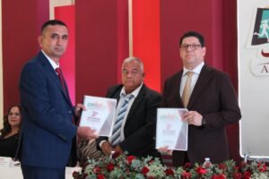 Acompaña Edgar Hiram Sallard al alcalde de Altar en su Segundo Informe en representación del gobernador Alfonso Durazo