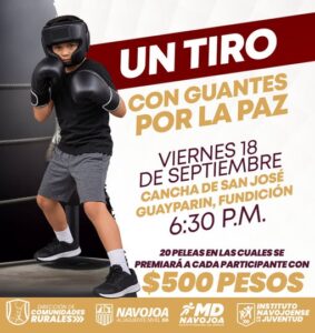 Promueven deporte y convivencia con “Un Tiro con Guantes por la Paz” en comunidades rurales de Navojoa