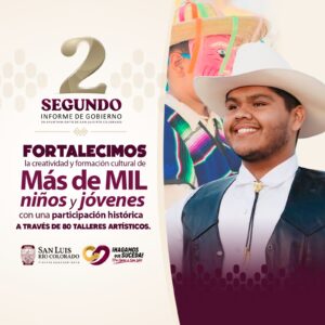 Acerca alcalde Iván Sandoval la cultura y el arte a más de mil niñas, niños y jóvenes