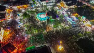 Desbordan 19 mil personas alegría y fervor patrio en Navojoa durante el tradicional Grito de Independencia
