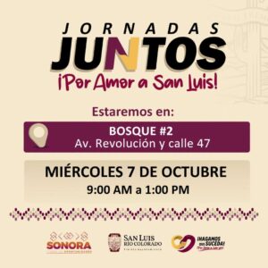 Acercará 30 Ayuntamiento trámites, actas gratuitas y descuentos a Bosque #2 en San Luis Río Colorado