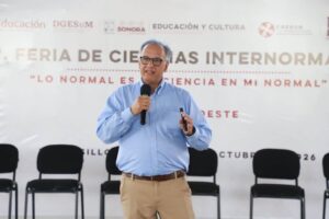 Impulsa Gobierno de Sonora vocación científica en futuros docentes a través de feria regional en la Bycenes